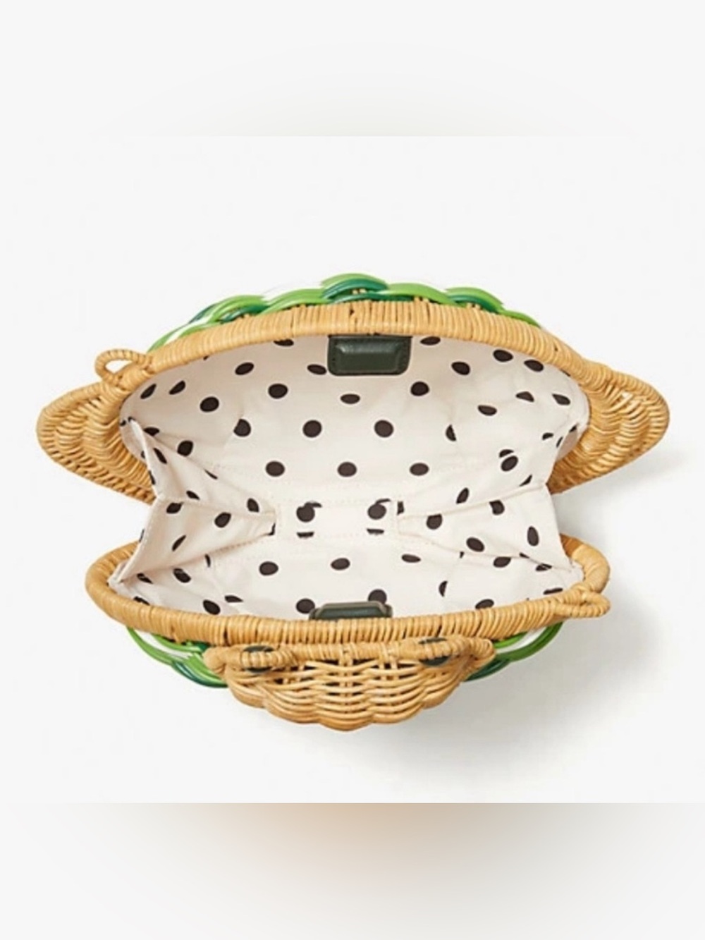 Kate Spade Hoppkins Wicker Frog Crossbody Limited Edition - Picture 4 of 16